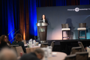Brielle speaking at Pittsburgh Technology Council’s Think AI Summit